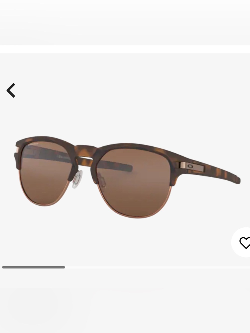 OAKLEY Latch Key Size L PRIZIM Sunglasses Brown Tortishell